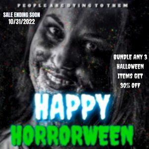 Halloween Sale Bundle 3 Items get 30% OFF Sale Ends 10/31/2022